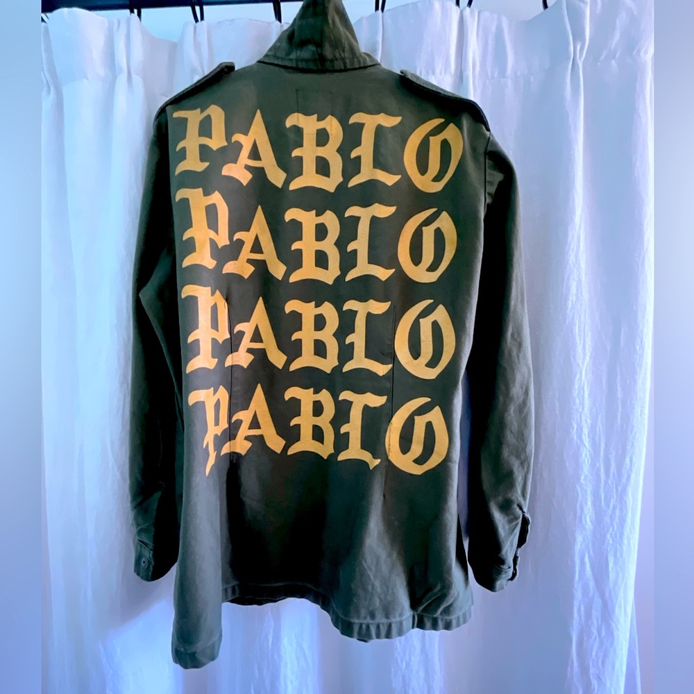 Kanye West Yeezy Pablo Military Jacket. Mens L